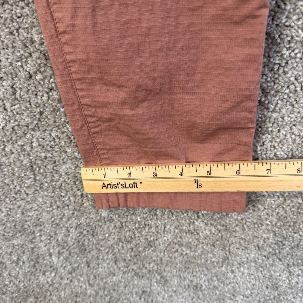 Vuori Womens Small Ripstop Pants Terracotta Clay Organic Cotton Stretch Hiking - Picture 7 of 7